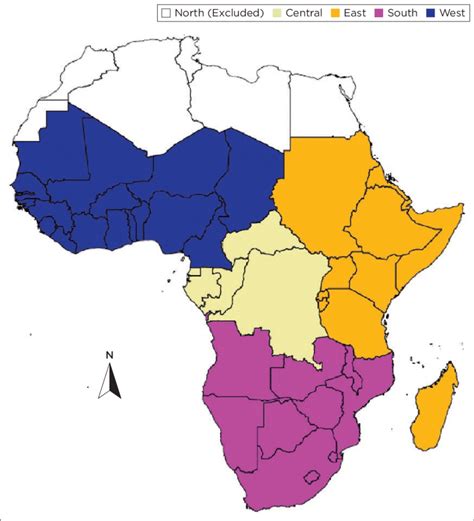Map Of Sub Saharan Africa Download Scientific Diagram