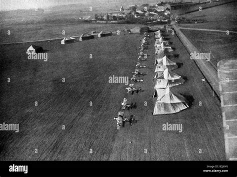 Events First World Warwwi Aerial Warfare Airfield Of A German Stock