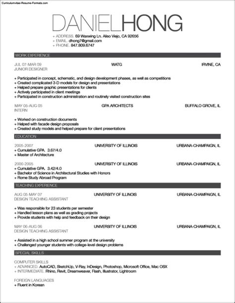 Their content is well displayed and they are appealing to the eye. Professional Resume Templates Free | Free Samples ...