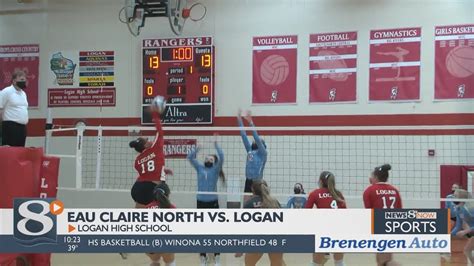 Logan Volleyball Sweeps Eau Claire North For 1st Win Of Season YouTube