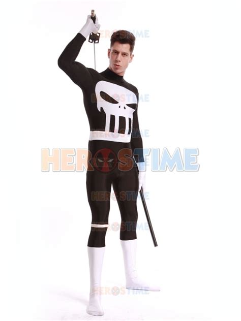 Buy The Most Popular Punishers Costume Black And White