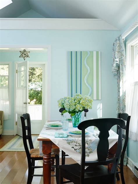 Small Lake Cottage with Turquoise Interiors - Home Bunch ...