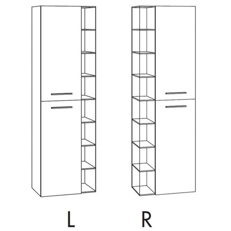 Wer auch frottierwaren und bademäntel aus. Marlin Bad 3250 Bad-Hochschrank 55 cm breit HTTGR55 ...