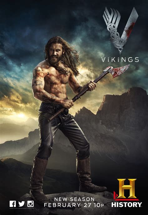 vikings season 2 promotional poster vikings tv series photo 36481655 fanpop