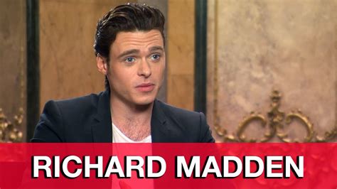 Cinderella richard madden gif cinderella richardmadden princecharming. Richard Madden Cinderella Interview - YouTube