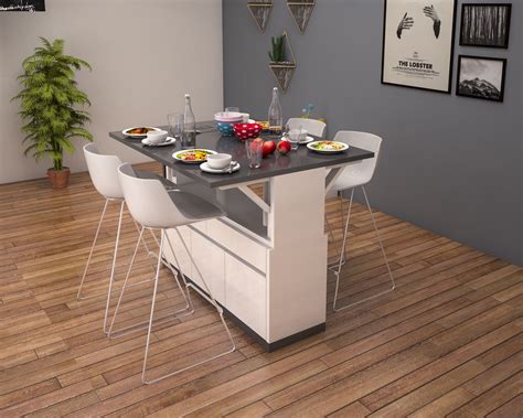 Equator Foldable Dining Table | Kitchen room design, Compact dining