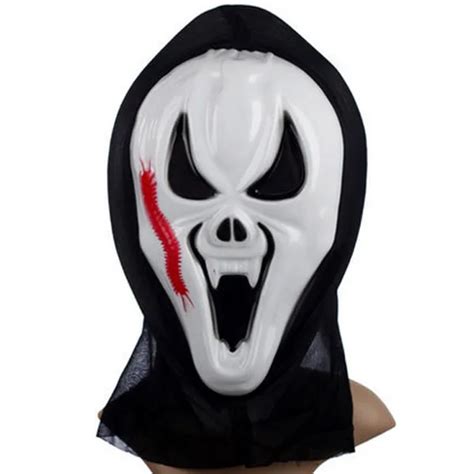 W Halloween Scary Masks Headgear Devil Mask Screaming Funny Scary Faces