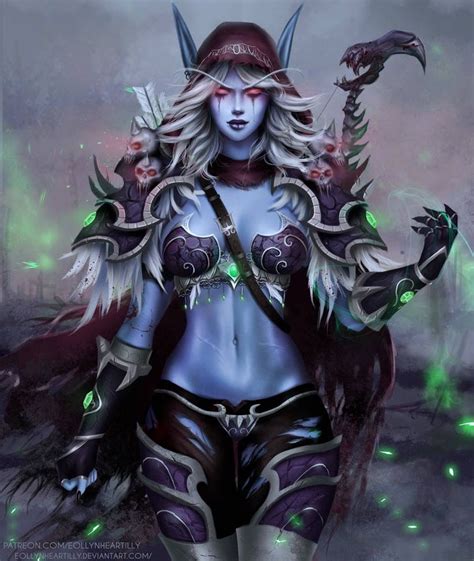 Sylvanas Female Character Concept Fantasy Character Design Character Art Warcraft Characters