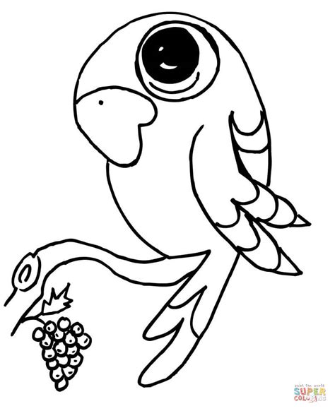 Parrots Coloring Pages Free Coloring Pages Coloring Home