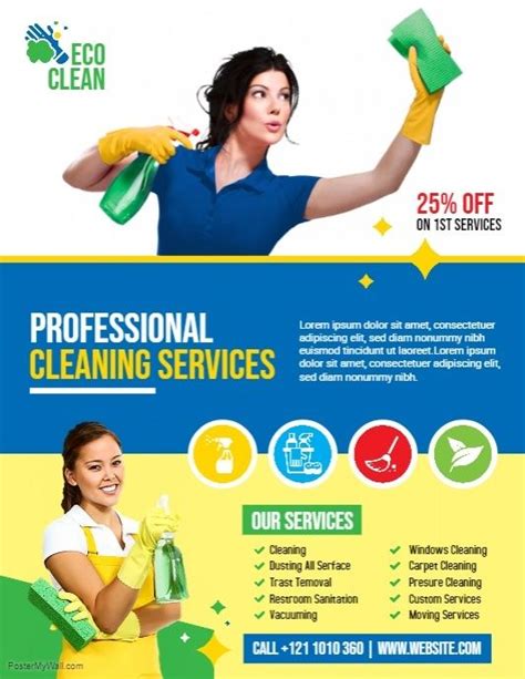 Aam360 Postermywall Cleaning Service Flyer Cleaning Services