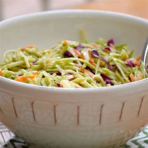 Following the broccoli cools, drain rid of it before dressing it within the next step. Broccoli Slaw with Apple Cider Vinegar Dressing with ...