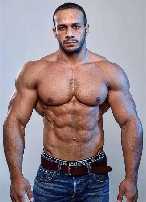 Gorgeous Black Men Handsome Black Men Black Man Muscle Bodybuilder Muscle Hunks Big Muscle