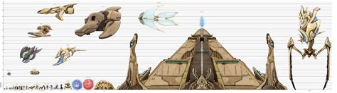 Starcraft To Scale Protoss Chart Starcraft Real Time Strategy Game
