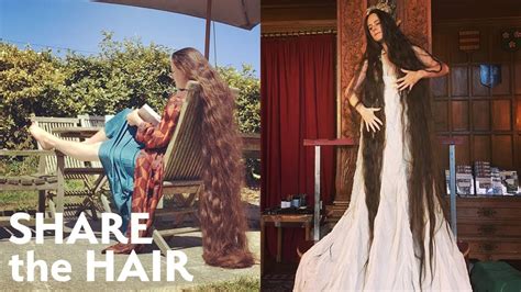 Real Life Rapunzel And Her Six Foot Hair Share The Hair Gentnews