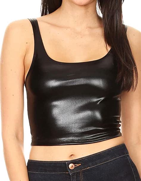 Leather Tank Tops For Women
