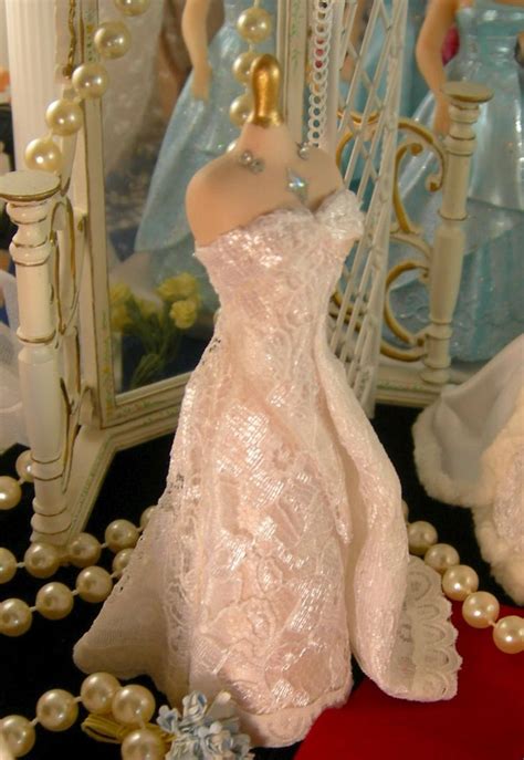 1 12th scale miniature wedding gown dollhouse clothes bridal boutique wedding dresses
