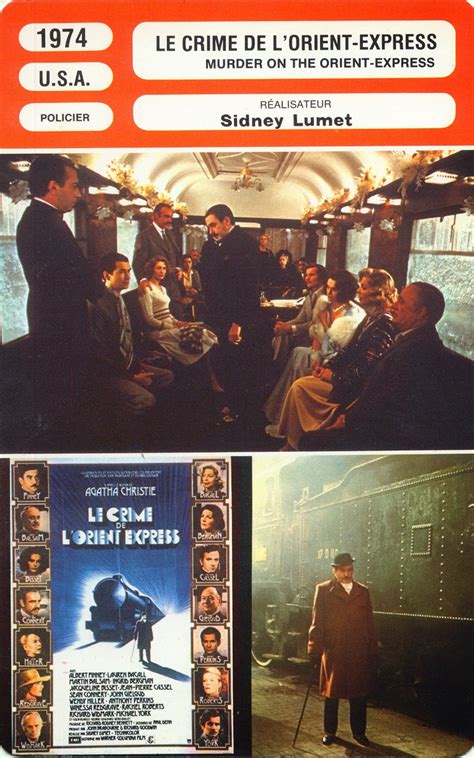 Le Crime De L Orient Express Film 1974 - Affiches - Photos d'exploitation - Bandes annonces: Le crime de l