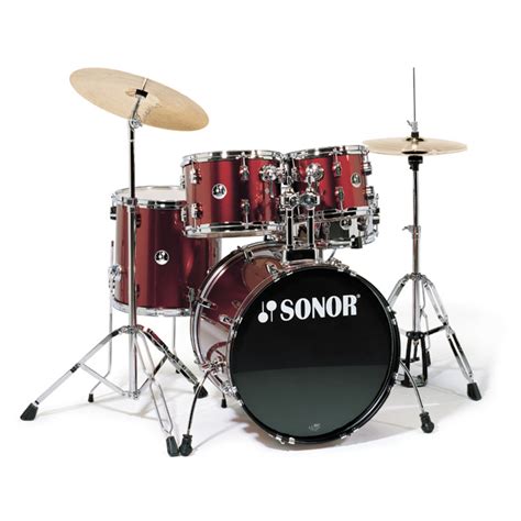 Sonor F507 Studio 1 Drum Kit Package Red Gear4music