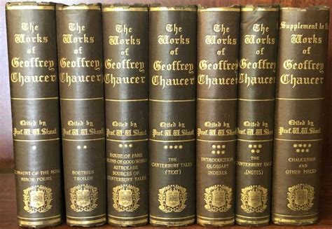 The Complete Works Of Geoffrey Chaucergeoffrey Chaucerrevwalter W