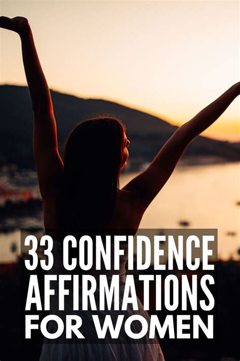 how to be more confident 33 confidence affirmations for women affirmations for women