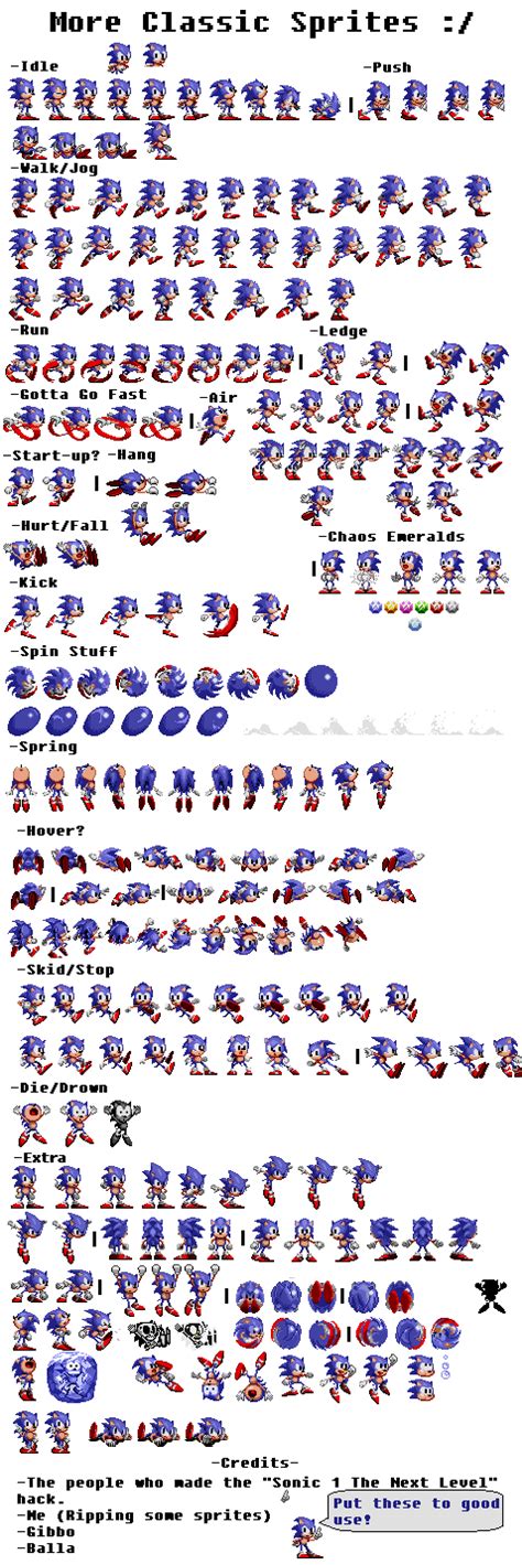 Sonic Battle Sprites