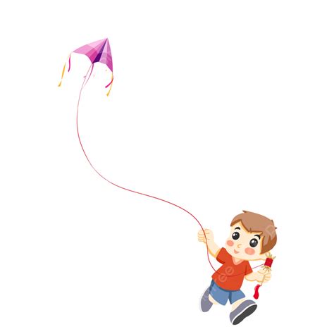 Flying Kites Png Transparent Boy Flying A Kite Boy Child Boys Png