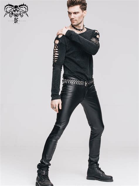 Vicious Punk Skinny Leather Pants In 2022 Modestil Mode Für Männer