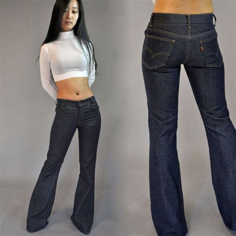 70s Vintage Levis Bell Bottom Jeans Hip Hugger Jeans 1970s Etsy