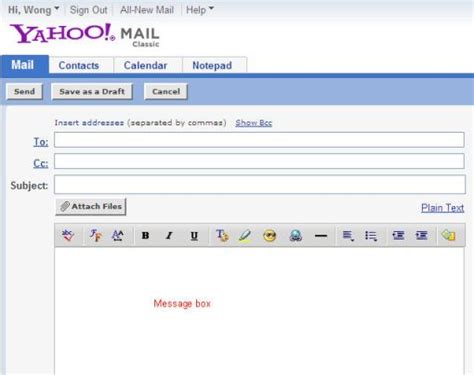 Yahoo Mail Compose Email Iweky