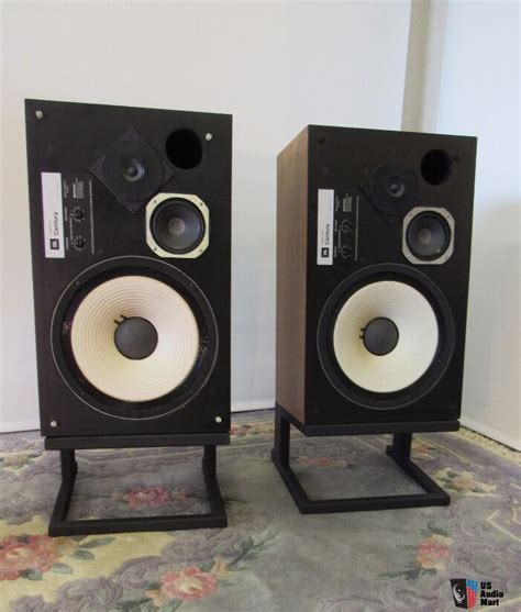 Jbl L100 Century Speakers Walnut Beautiful Authentic Restoration Photo
