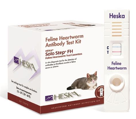 Solo Step Fh Feline Heartworm Test B25 By Heskavet