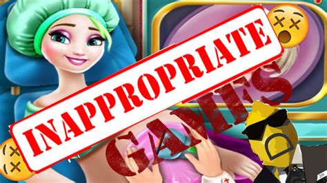 Playing Inappropriate Kids Games Youtube