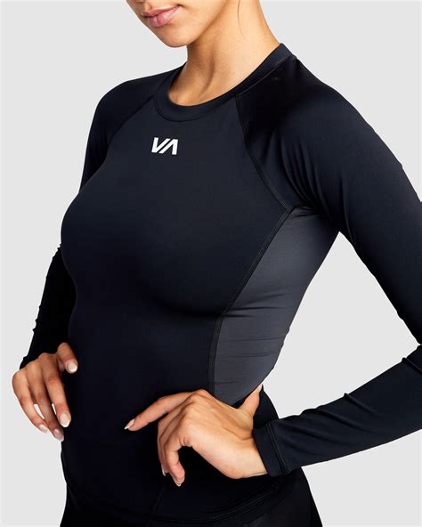 Compression Long Sleeve Sports Top For Women W4tpwhrvp1 Rvca