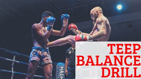 Muay Thai Heavy Bag Drill For Kicking Balance Youtube