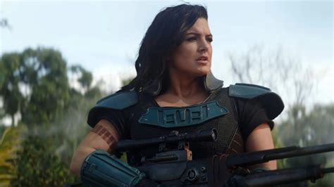 gina carano sues disney over the mandalorian firing with funding from elon musk ign