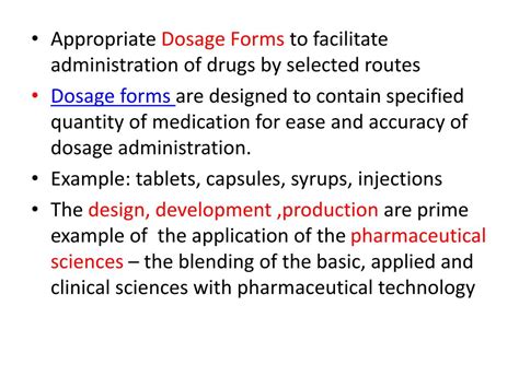Ppt Dosage Forms And Drug Delivery Systems Pharmaceutics I Powerpoint