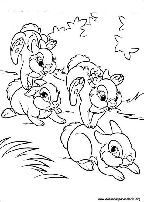 Coelhinhos da Disney – Desenhos para Colorir