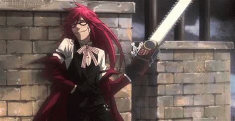 Grell Sutcliff GIF Grell Sutcliff Black Butler Discover Share GIFs