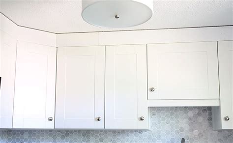 How To Add Crown Molding To Kitchen Cabinets Kitchen Cabinet Crown