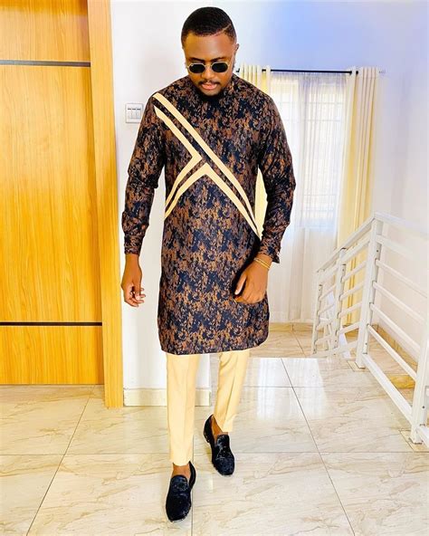 19 Blue Nigerian Native Styles For Male That Are Trending Nigerian