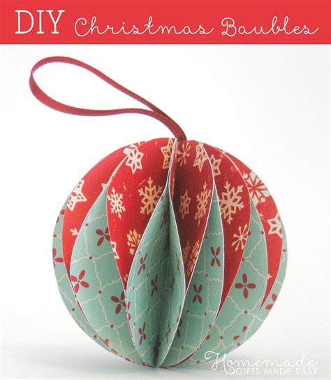 How To Make Easy Paper Christmas Ornaments