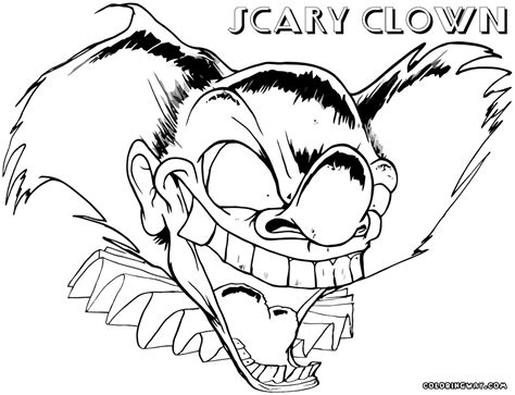 Maybe you would like to learn more about one of these? Scary Clown coloring pages | Coloring pages to download ...