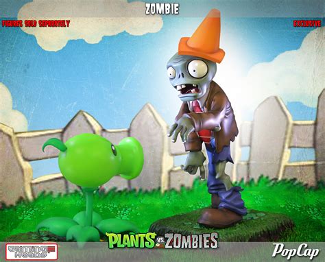 Plants Vs Zombies Statues From Gaming Heads The Toyark