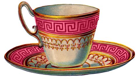 Vintage Tea Cups Clip Art Clip Art Library