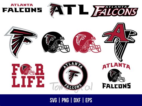 Atlanta Falcons Nfl American Football Logo Svg Bundle Gravectory
