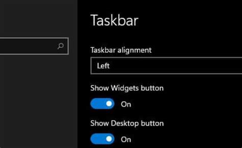 Change Windows 11 Taskbar Location Windows 11 Taskbar Location On