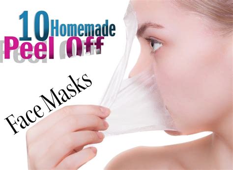 Learn How To Make Homemade Peel Off Face Masks Acne Face Mask