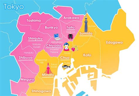 A Beginners Guide To Tokyos Popular Districts Tokyo Travel Tokyo