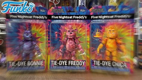New Funko Fnaf Tie Dye Action Figure Review Freddy Bonnie