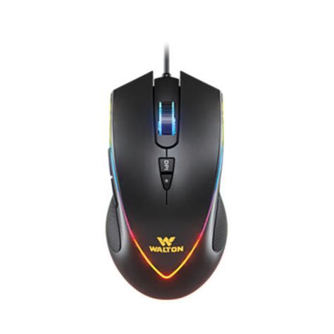 Walton Wmg017wb Usb Rgb Gaming Mouse With 7 Buttons